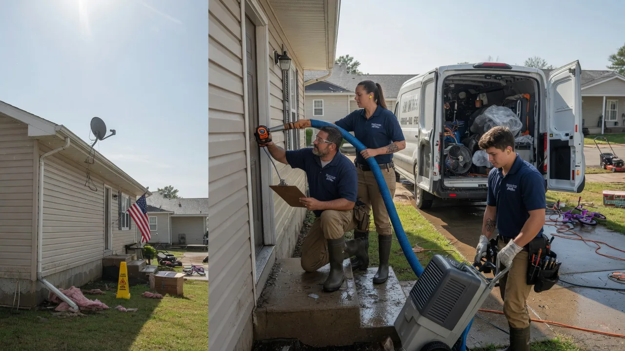 Ceiling Water Damage Restoration in Edgeley, ND near me
